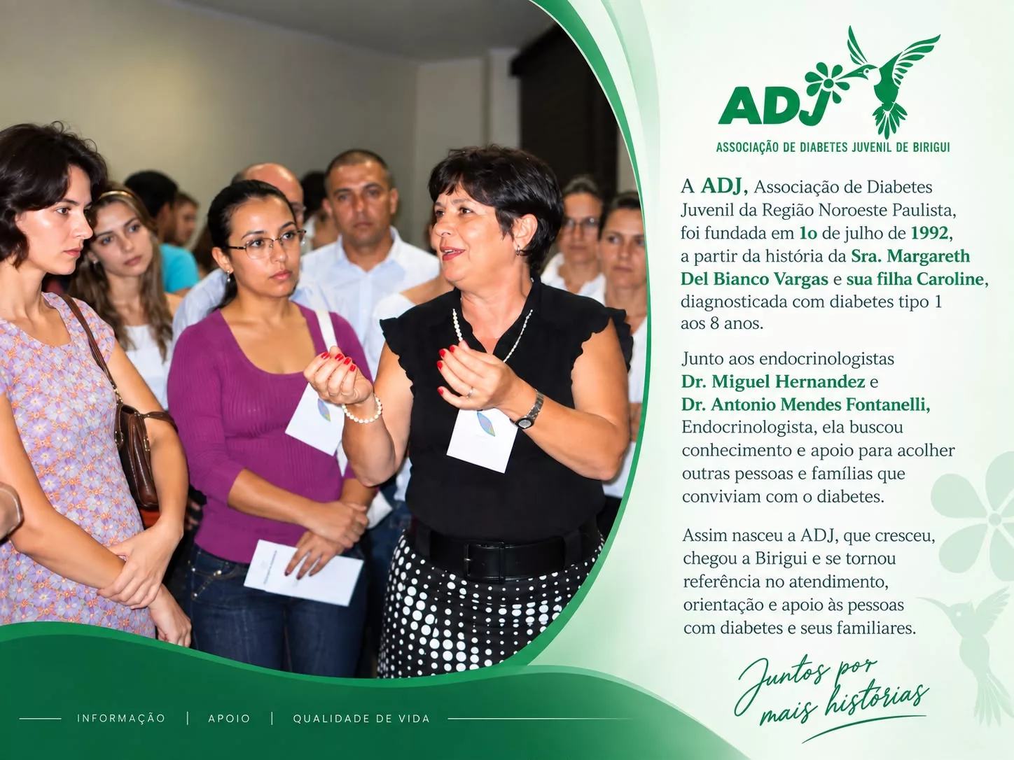 Fundadora da associacao